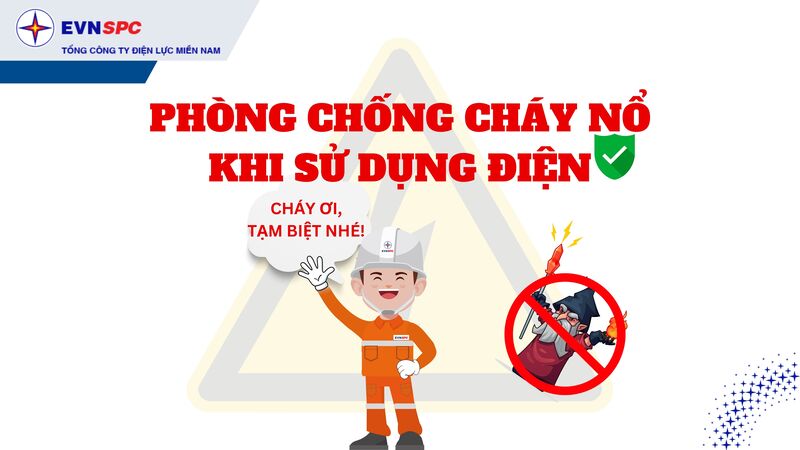 Phòng chống cháy nổ khi sử dụng điện