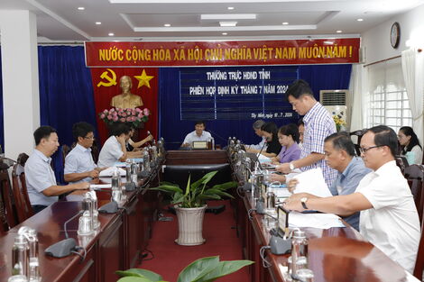 Thường trực HĐND tỉnh tổ chức phiên họp định kỳ tháng 7.2024