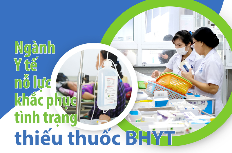 Ngành Y tế nỗ lực khắc phục tình trạng thiếu thuốc BHYT