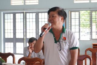 Đại biểu HĐND hai cấp tiếp xúc cử tri xã Tân Lập, huyện Tân Biên