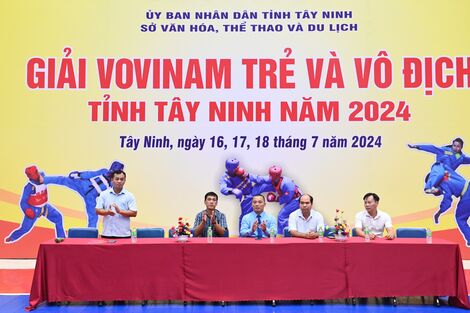 Khai mạc Giải Vovinam trẻ và vô địch tỉnh Tây Ninh năm 2024