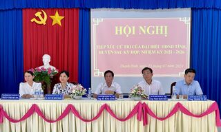 Đại biểu HĐND tỉnh, huyện tiếp xúc cử tri Thạnh Bình, Tân Biên