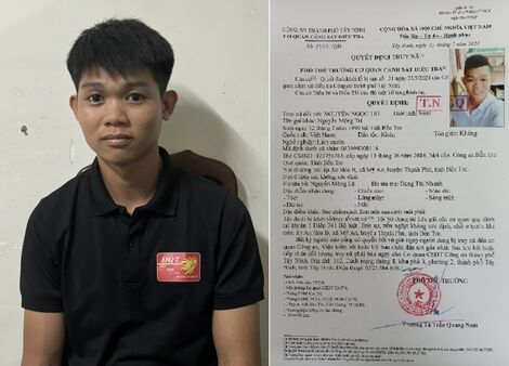 Công an thành phố Tây Ninh: Bắt đối tượng trốn truy nã về tội sử dụng giấy tờ giả