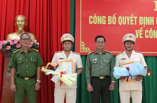 Công an Tây Ninh: Trao quyết định điều động, bổ nhiệm cán bộ