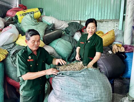 Những thương binh làm theo lời Bác