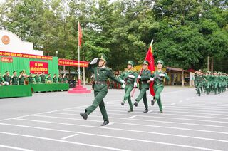 Biên phòng Tây Ninh: Bế giảng khoá huấn luyện chiến sĩ mới năm 2024