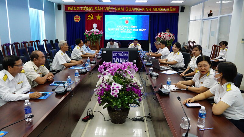 Cục Thuế Tây Ninh: Quay số mở thưởng chương trình “Hoá đơn may mắn”