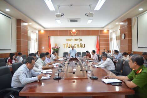HĐND huyện Tân Châu tổ chức phiên giải trình  việc thực hiện các quy định của pháp luật về an toàn thực phẩm