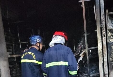 Cháy Kios trong nhà lồng chợ Tân Biên
