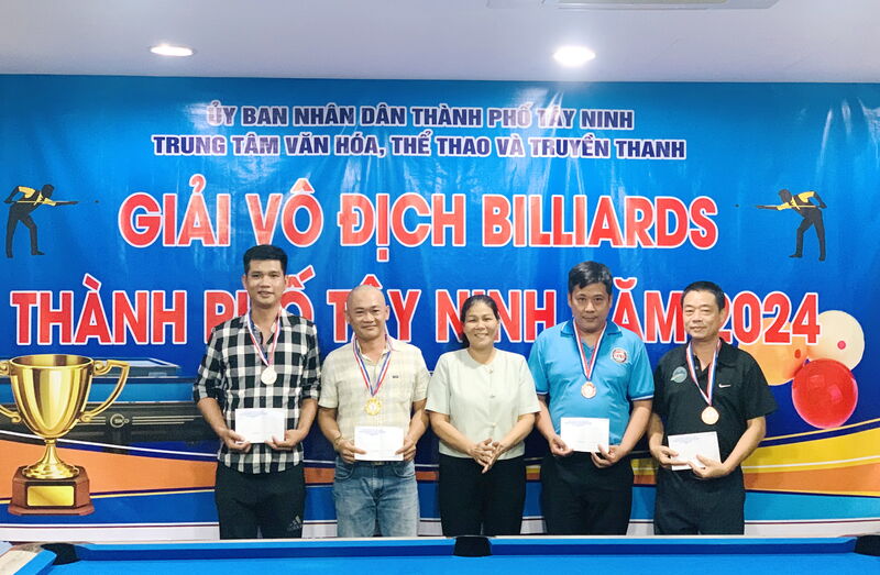 TP. Tây Ninh: Tổ chức Giải vô địch billiards năm 2024