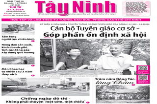 Điểm báo in Tây Ninh ngày 31.7.2024