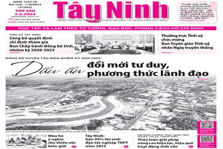 Điểm báo in Tây Ninh ngày 02.8.2024