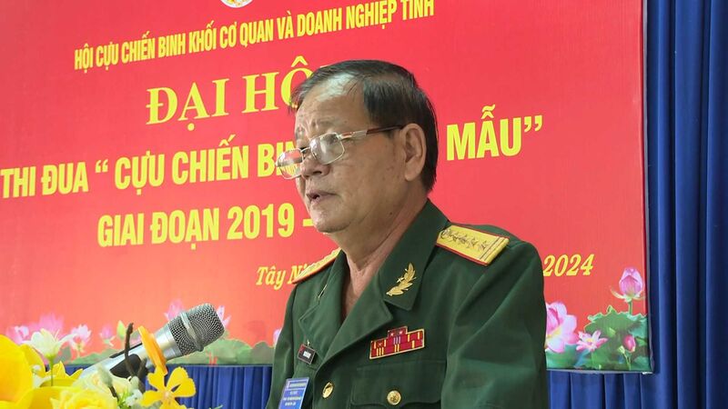 Đại hội thi đua “Cựu chiến binh gương mẫu” giai đoạn 2019-2024