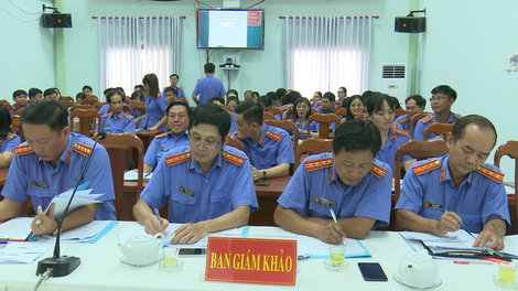 Viện KSND Tây Ninh: Thi báo cáo án bằng sơ đồ tư duy