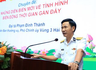 Vùng 3 Hải quân thông tin biển, đảo tại Công ty lọc hoá dầu Bình Sơn