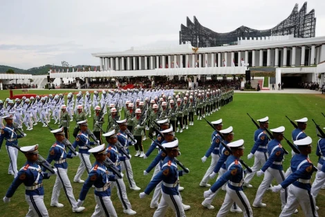 Chùm ảnh: Indonesia kỷ niệm quốc khánh tại thủ đô mới