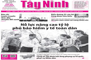 Điểm báo in Tây Ninh ngày 19.08.2024