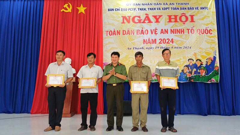 An Thạnh tổ chức Ngày hội toàn dân bảo vệ an ninh Tổ quốc năm 2024