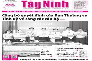 Điểm báo in Tây Ninh ngày 23.08.2024