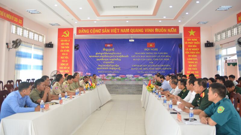 Tân Hoà - Choam Kravien: Hội đàm trao đổi thông tin năm 2024