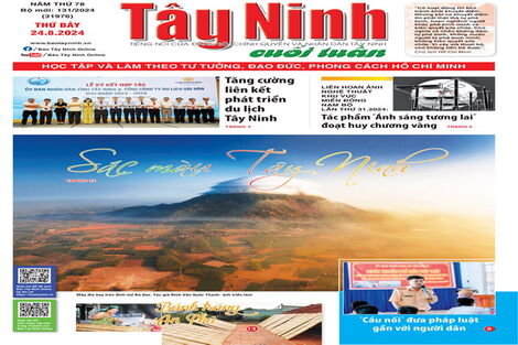 Điểm báo in Tây Ninh ngày 24.08.2024