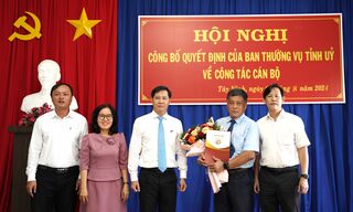 Ông Lê Anh Tuấn giữ chức vụ Phó trưởng Ban Tổ chức Tỉnh uỷ