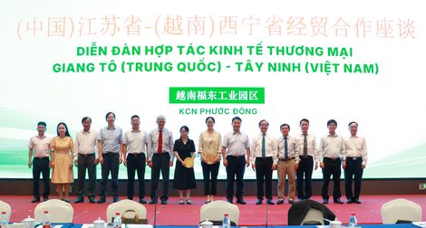 Tây Ninh xúc tiến đầu tư tại tỉnh Giang Tô, Trung Quốc