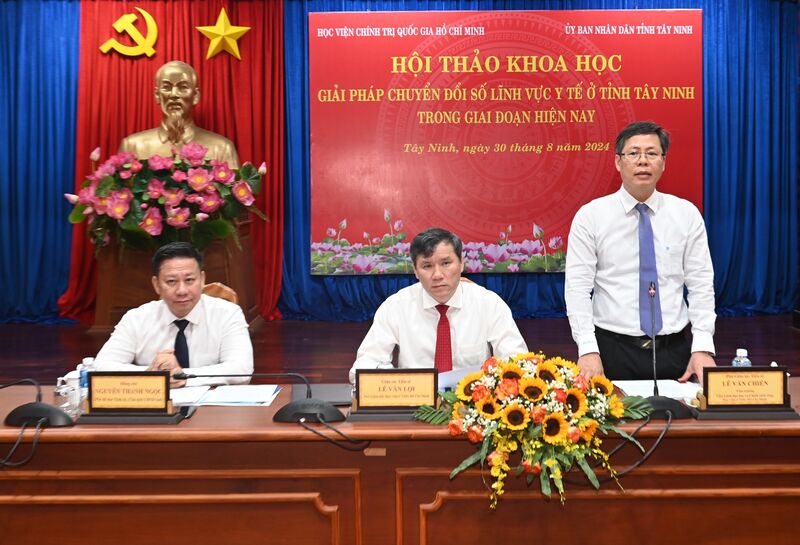 Hội thảo khoa học về chuyển đổi số trong lĩnh vực y tế ở Tây Ninh