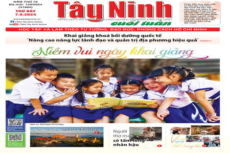 Điểm báo in Tây Ninh ngày 07.09.2024