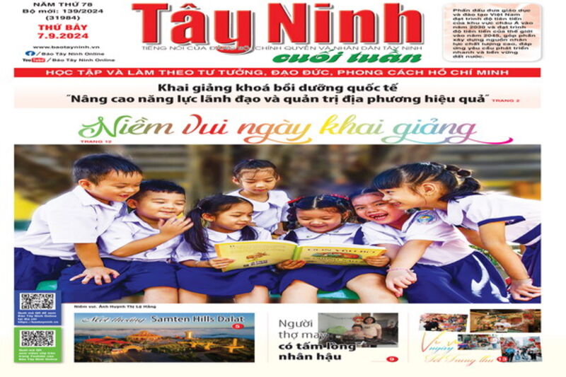 Điểm báo in Tây Ninh ngày 07.09.2024