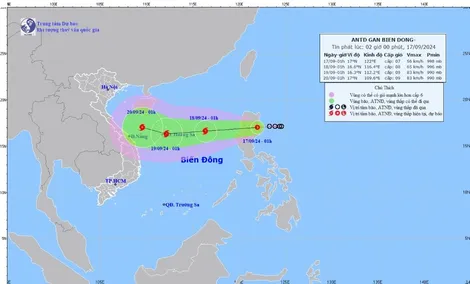 Áp thấp nhiệt đới có thể đi vào Biển Đông, mạnh lên thành bão trong đêm nay