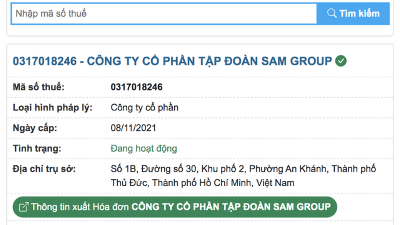 Công an TP HCM tìm bị hại của Sam Group