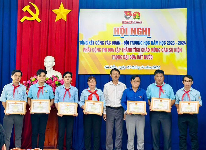 Gò Dầu: Nhiều việc làm thiết thực hỗ trợ học sinh trong năm học 2023-2024