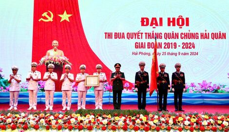 Đại hội thi đua quyết thắng Quân chủng Hải quân giai đoạn 2019-2024