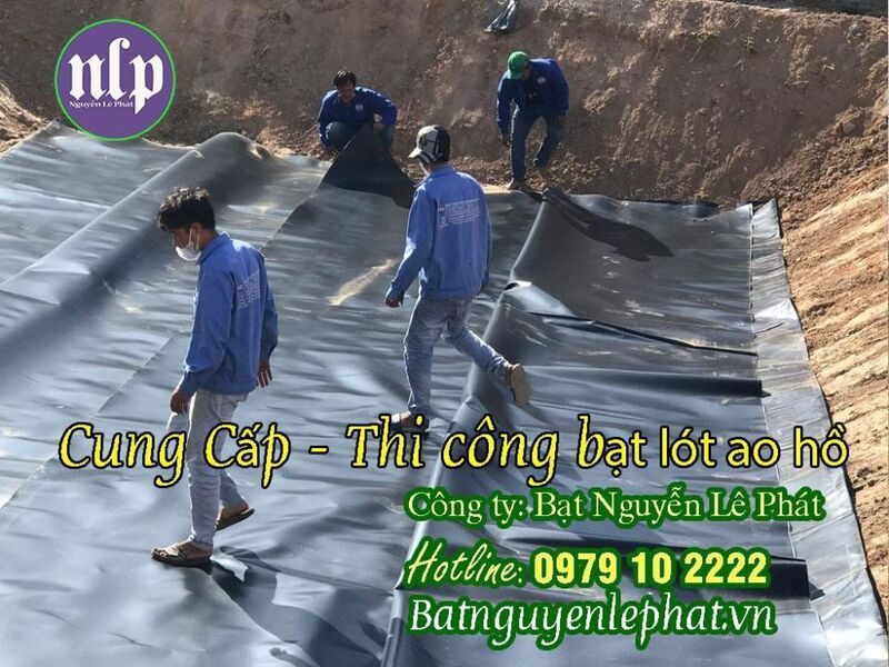 Bạt Nguyễn Lê Phát - Địa chỉ Cung cấp bạt nhựa HDPE chống thấm nước mái nhà sân thượng theo yêu cầu