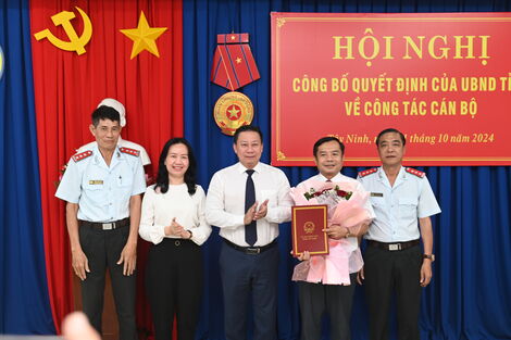 Ông Nguyễn Hoàng Nam được bổ nhiệm chức Chánh Thanh tra tỉnh