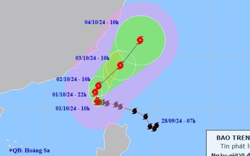 TIN BÃO SỐ 5 (Karathon); CẢNH BÁO THỜI TIẾT NGUY HIỂM TRÊN BIỂN và các CHỈ ĐẠO ỨNG PHÓ