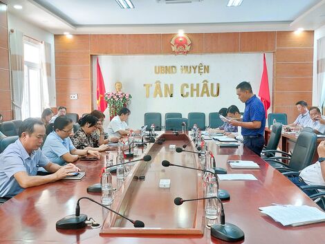 Tân Châu: Giao ban công tác thực hiện chính sách BHXH, BHYT