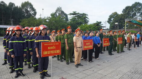 Các địa phương tổ chức mít tinh hưởng ứng ngày Toàn dân phòng cháy chữa cháy 4.10