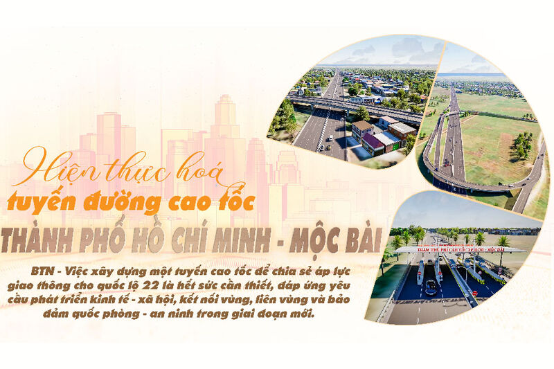 Hiện thực hoá tuyến đường cao tốc Thành phố Hồ Chí Minh - Mộc Bài