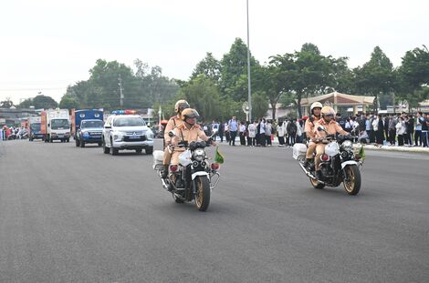 Mít tinh, diễu hành hưởng ứng "Ngày toàn dân phòng cháy, chữa cháy 4.10"