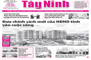 Điểm báo in Tây Ninh ngày 07.10.2024