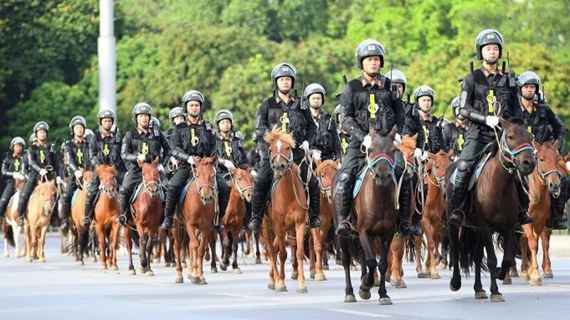 Quân nhạc và kỵ binh Công an Nhân dân sắp biểu diễn ở phố đi bộ Đà Lạt