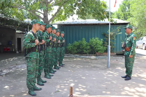 Đồn Biên phòng Cửa khẩu Phước Tân: Nâng cao công tác huấn luyện, sẵn sàng chiến đấu