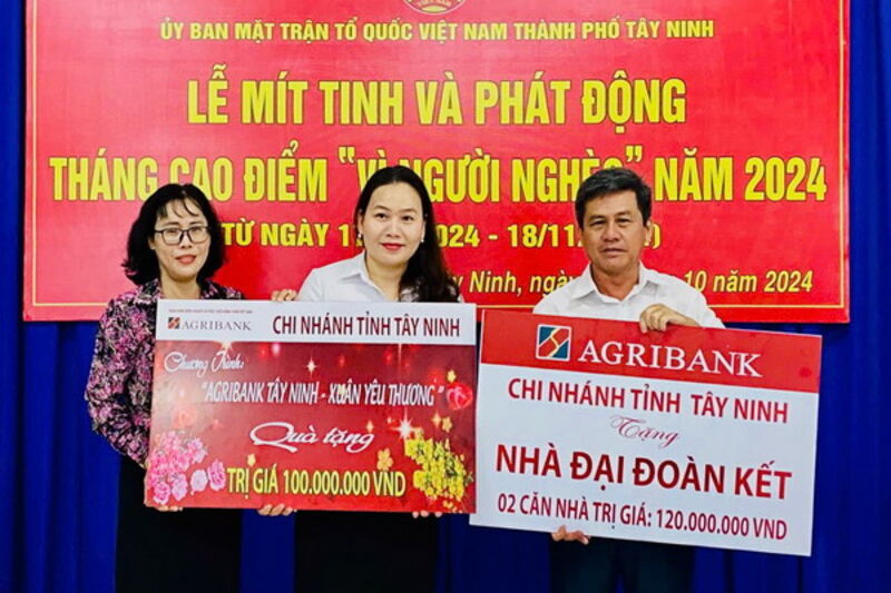 TP. Tây Ninh: Mít tinh và phát động tháng cao điểm “Vì người nghèo” năm 2024