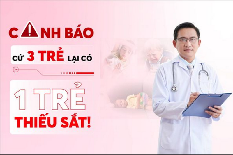 Gần 20% trẻ dưới 5 tuổi thiếu sắt - Thực trạng đáng báo động!