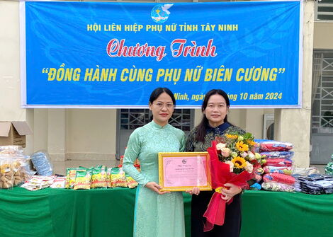 Hội Liên hiệp Phụ nữ Tây Ninh "Đồng hành cùng phụ nữ biên cương" năm 2024