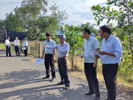 Châu Thành: Khảo sát công tác quản lý và sử dụng các tuyến kênh không còn sử dụng trên địa bàn