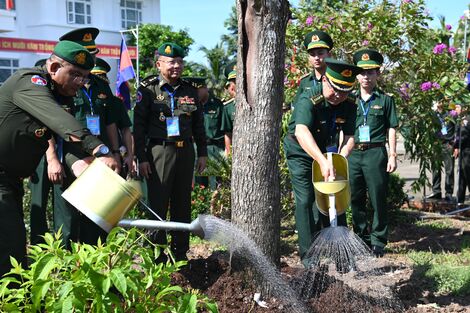 Trong năm 2023, lực lượng chức năng của 4 tỉnh Tây Ninh (Việt Nam) và Tbong Khmum, Prey Veng, Svay Rieng (Campuchia) đã phối hợp tốt trong việc giữ gìn an ninh khu vực biên giới của hai nước.