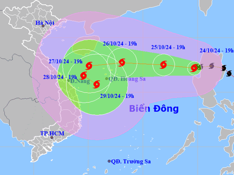 Hai yếu tố khiến bão Trà Mi dị thường